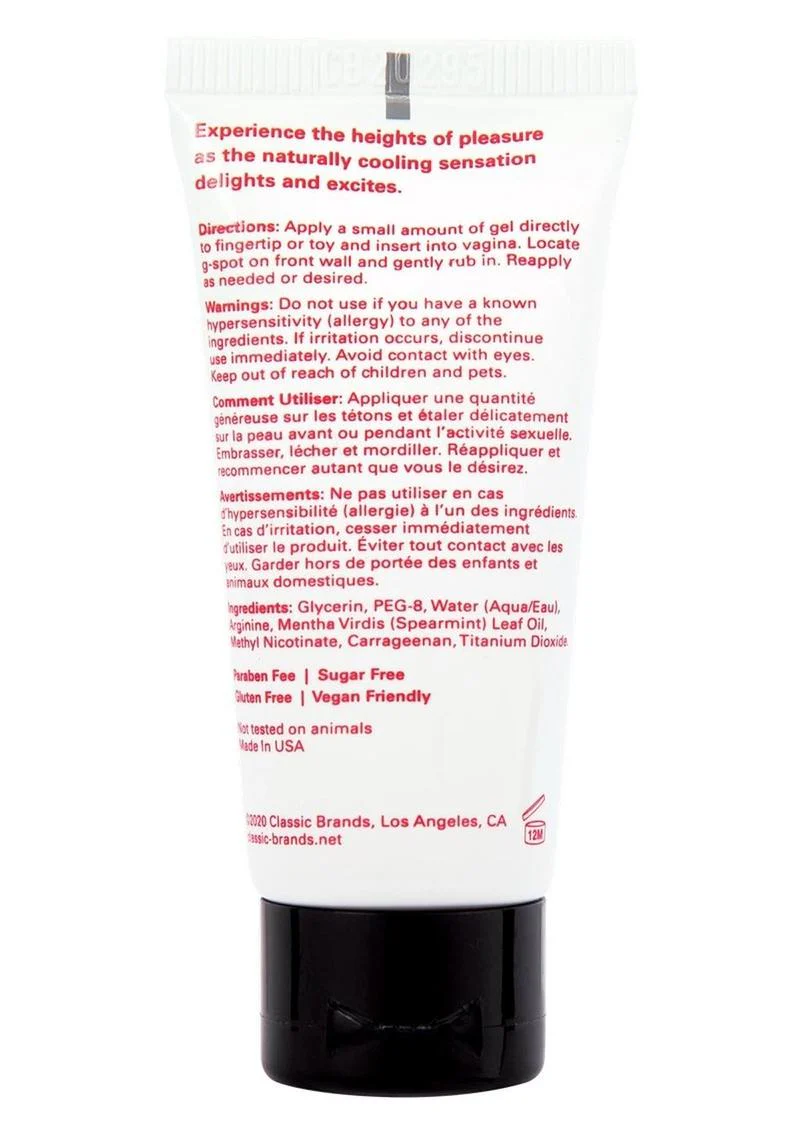 Happy Gee Cooling Pleasure Gel G-Spot Stimulating Intimate Lubricant - Image 2