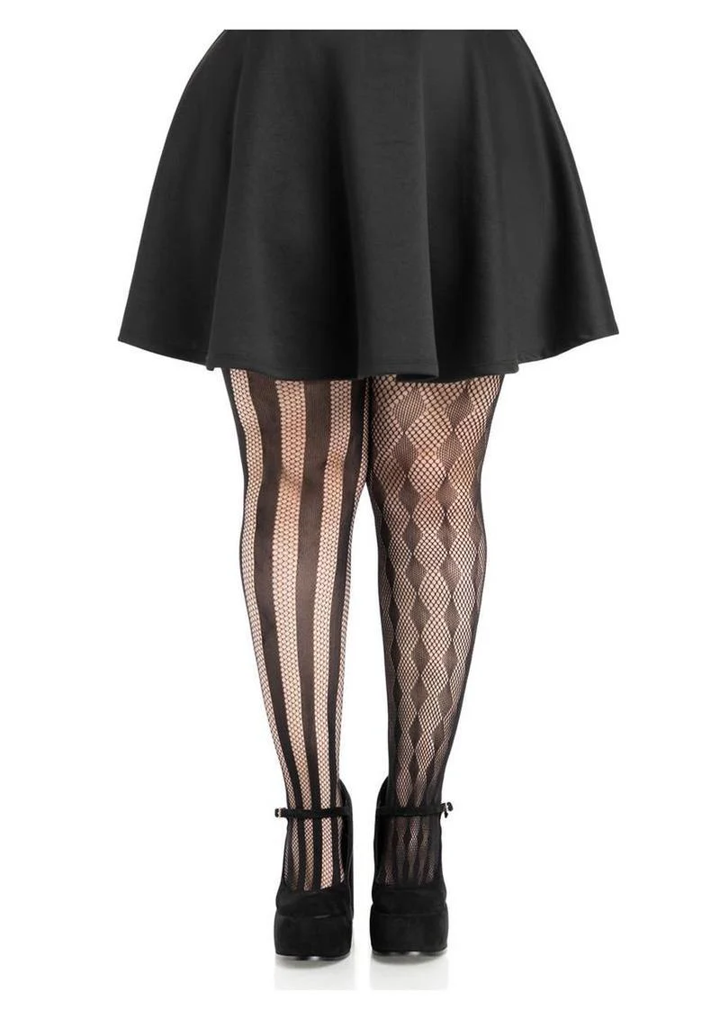 Harlequin Net Tights