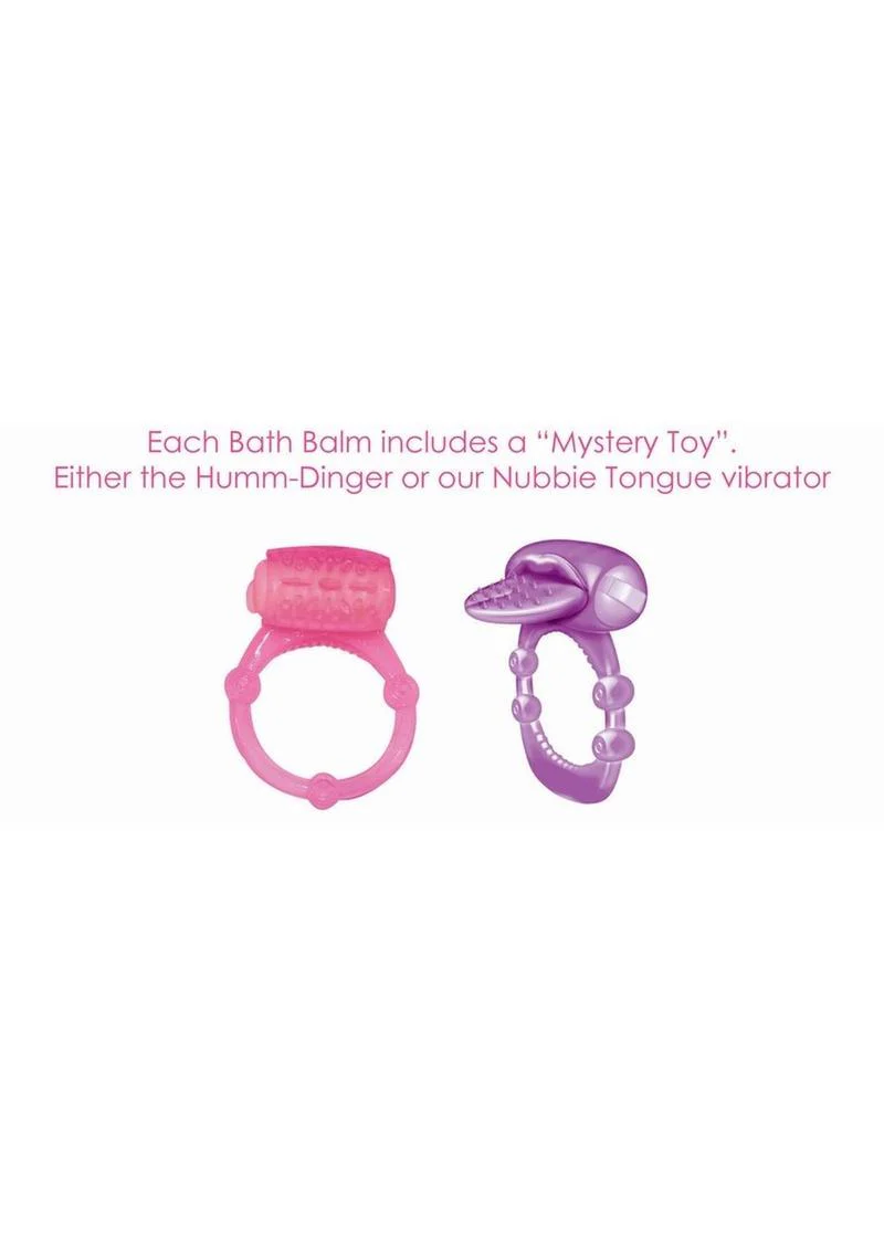 Hearts Aflame Scented Erotic Bath Bomb with Mystery Toy-Vibe