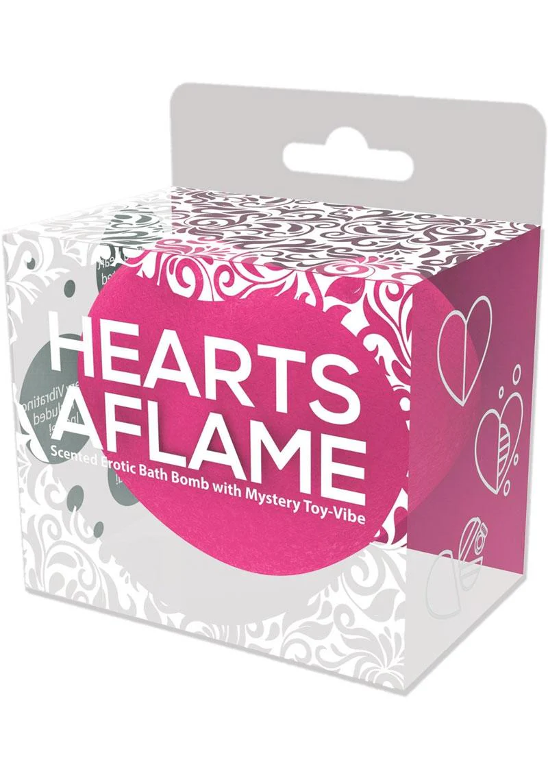 Hearts Aflame Scented Erotic Bath Bomb with Mystery Toy-Vibe - Image 2
