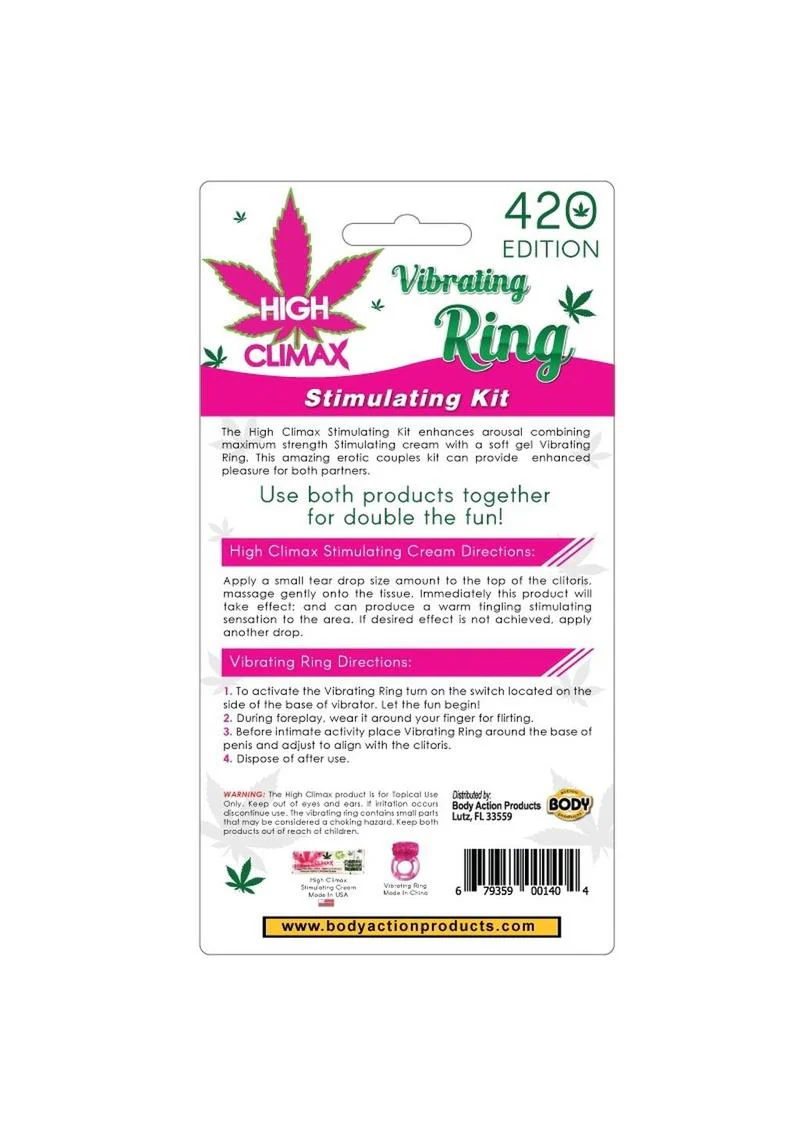 High Climax 420 Edition Vibrating Ring Stimulating Kit - Image 2