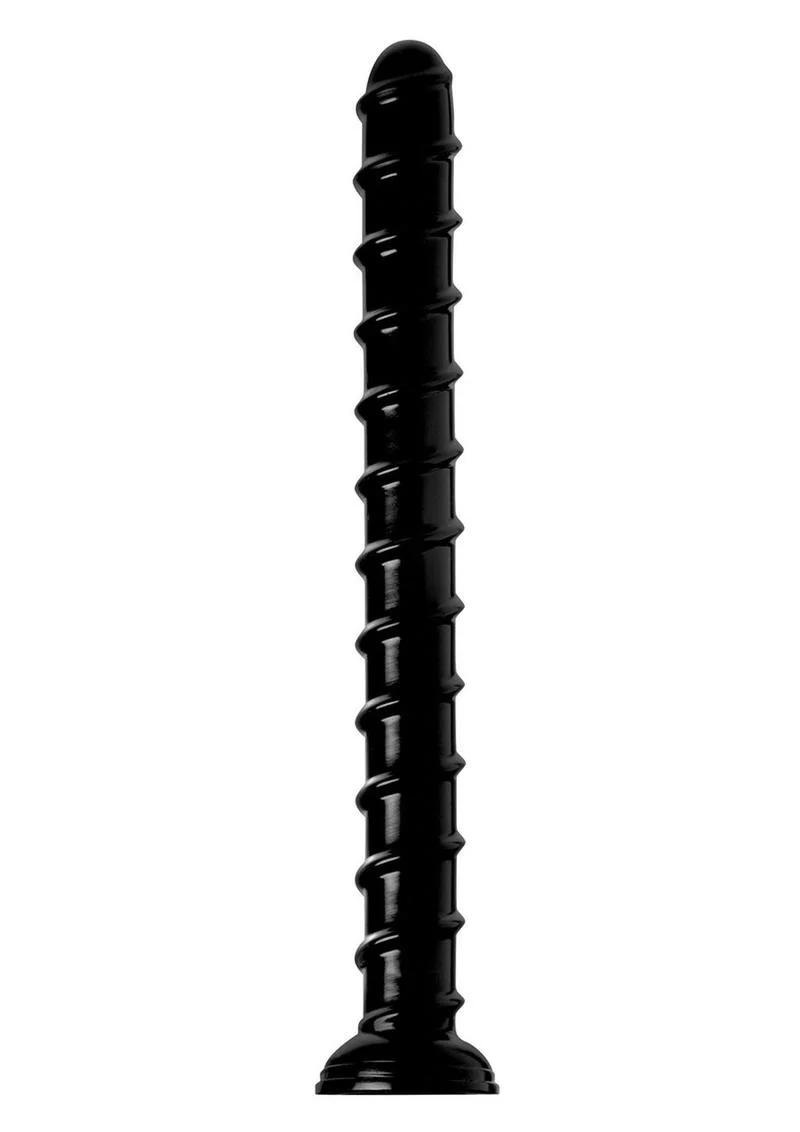 Hosed 2in Swirl Hose 18in Extra Long Textured Anal Depth Trainer