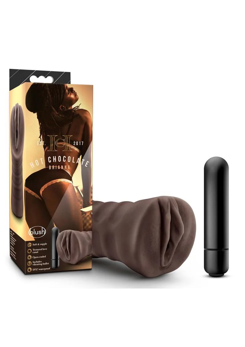 Hot Chocolate Brianna Vibrating Masturbator With Bullet Love - Image 4