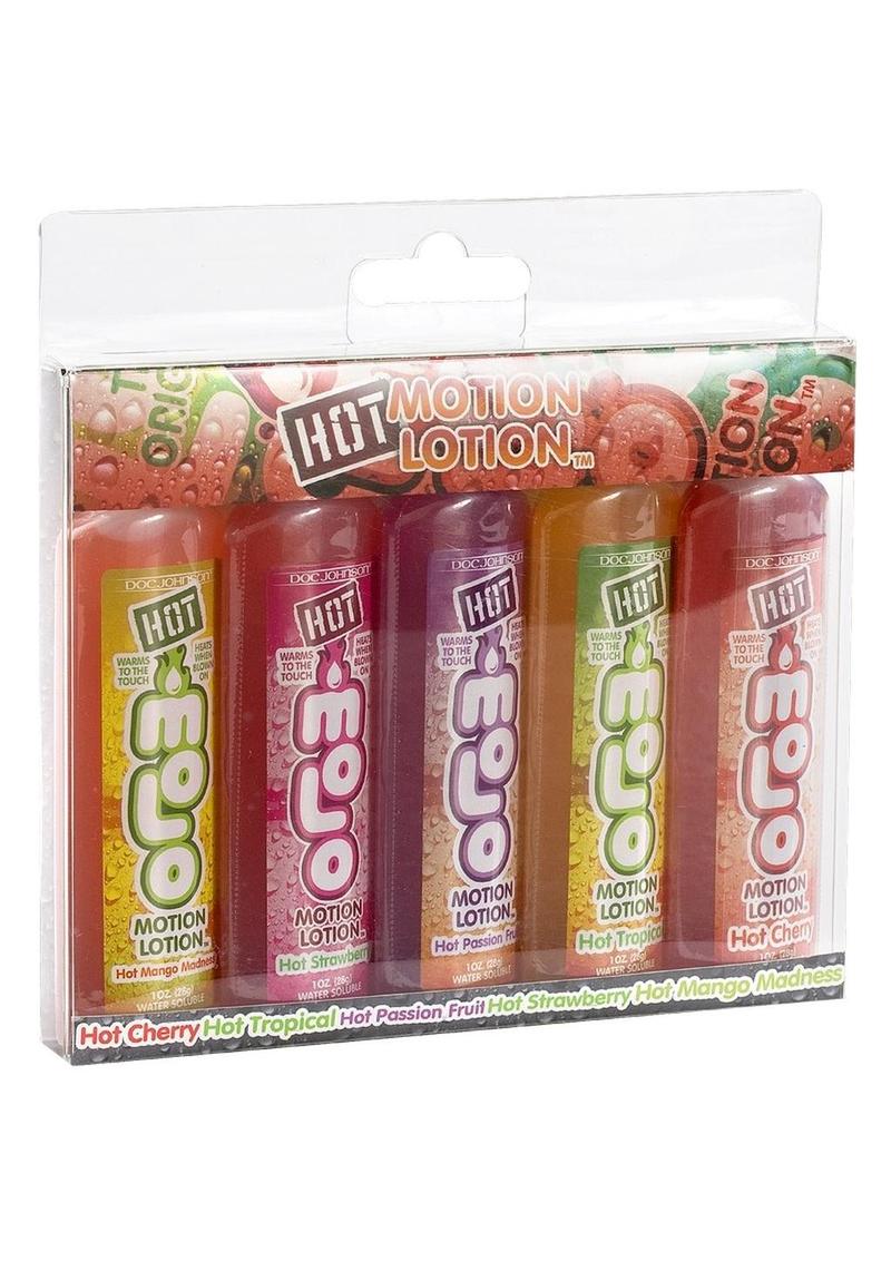 Hot Motion Lotion Flavored Water Based Lubricant Pack - Image 2
