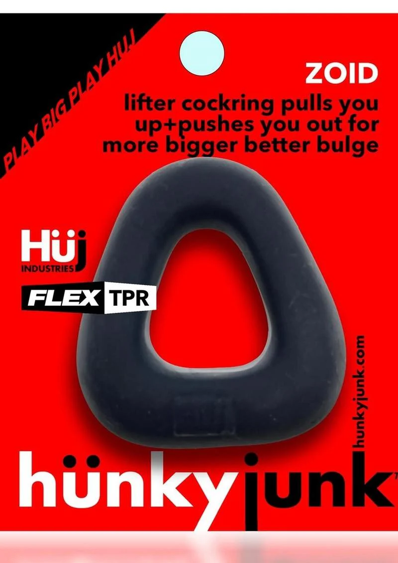 HunkyJunk Zoid Trapezoid Lifter Cockring Bronze Flex - Image 11