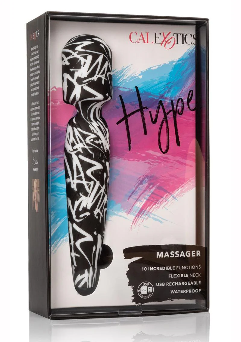Hype USB Rechargeable Massager 10 Functions Flexible Neck - Image 4