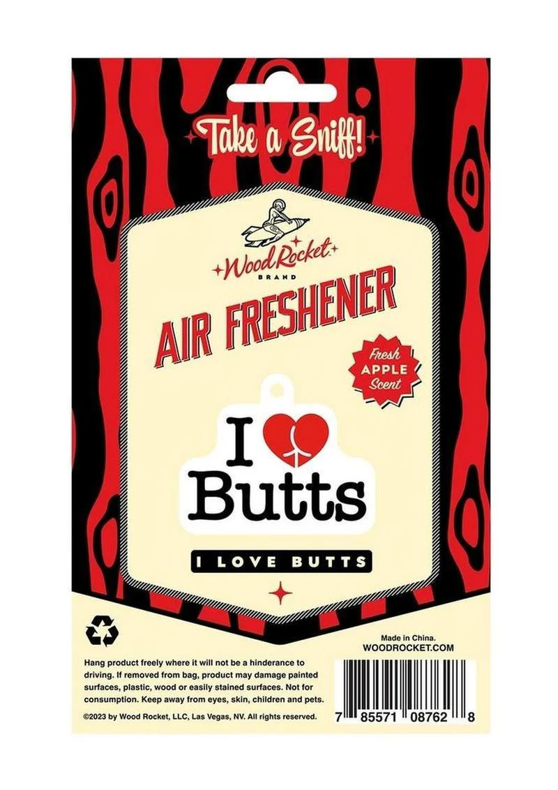 I Love Butts Air Freshener - Image 3