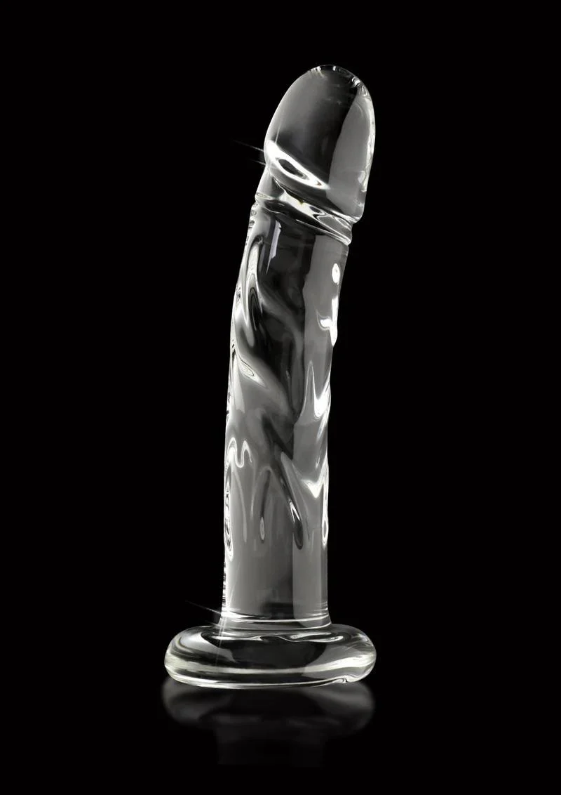 Icicles Hand Blown Clear Glass Dildo With Realistic Design - Image 2