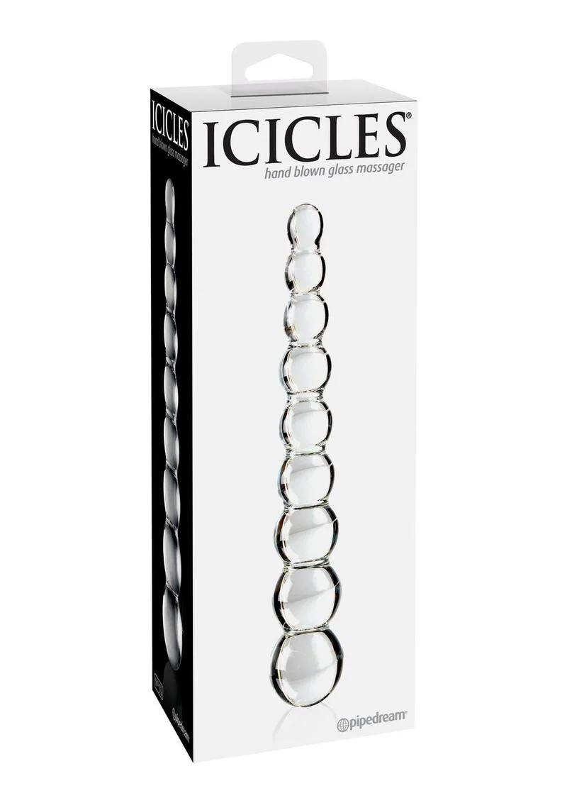 Icicles No. 2 Beaded Glass And Easy to Use Anal Probe - Image 3