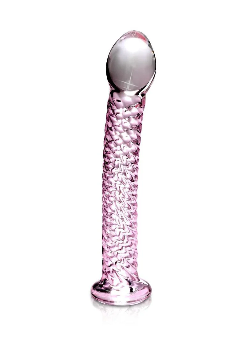 Icicles No. 53 Textured And Hand Blown Glass Massager