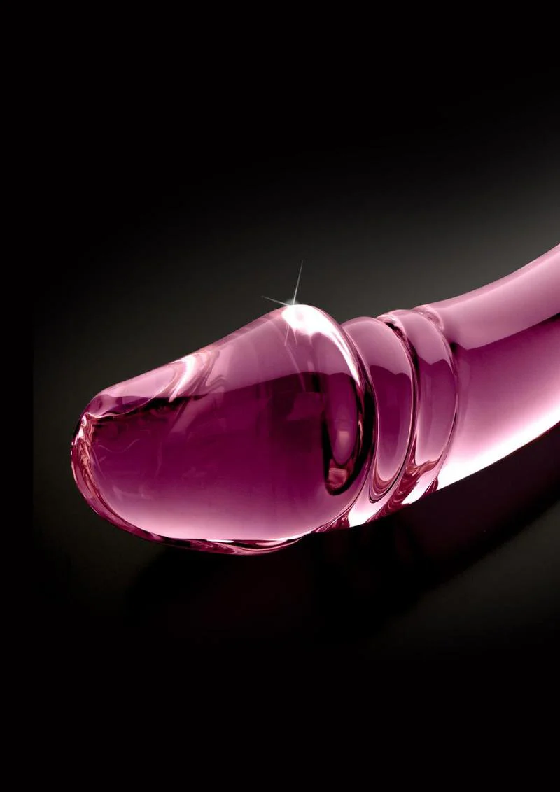 Icicles No. 57 Double-Sided Textured Glass Double Dildo - Image 2