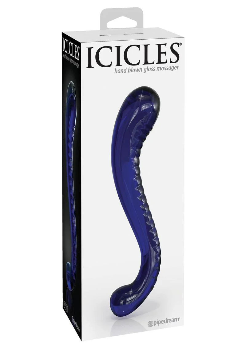Icicles No. 70 Textured With G-Spot Stimulation Glass Probe - Image 3