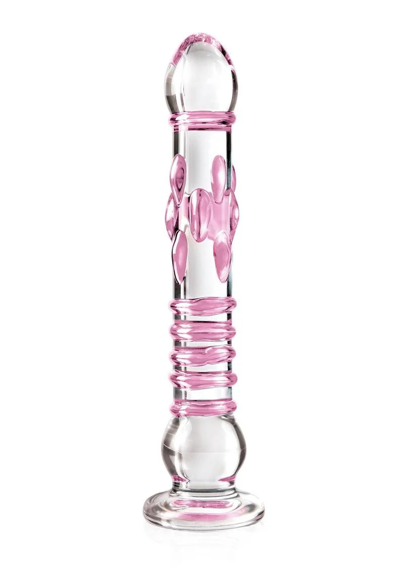 Icicles Textured And Hand-Blown Glass Massager