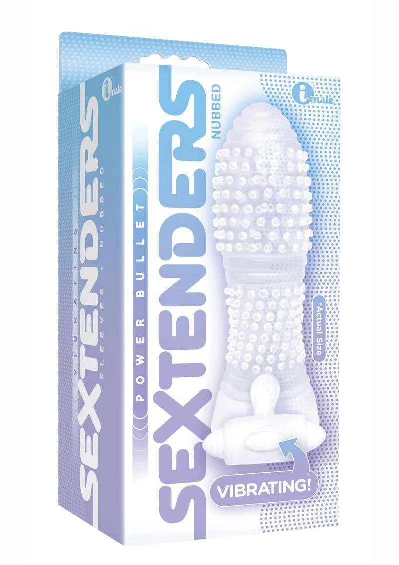 iMale Vibrating SexTenders Nubbed Extender - Image 2