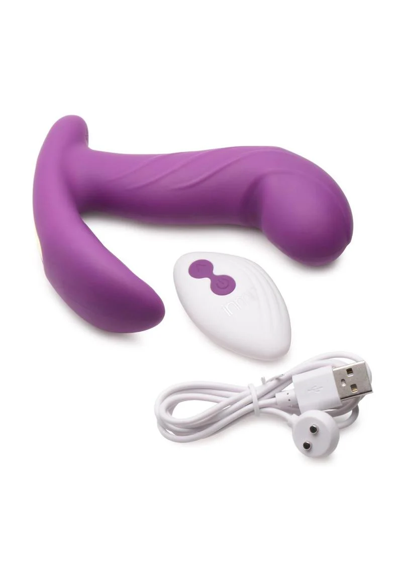 Inmi G-Rocker Come Hither Rechargeable Silicone Vibrator with Remote Control - Image 3