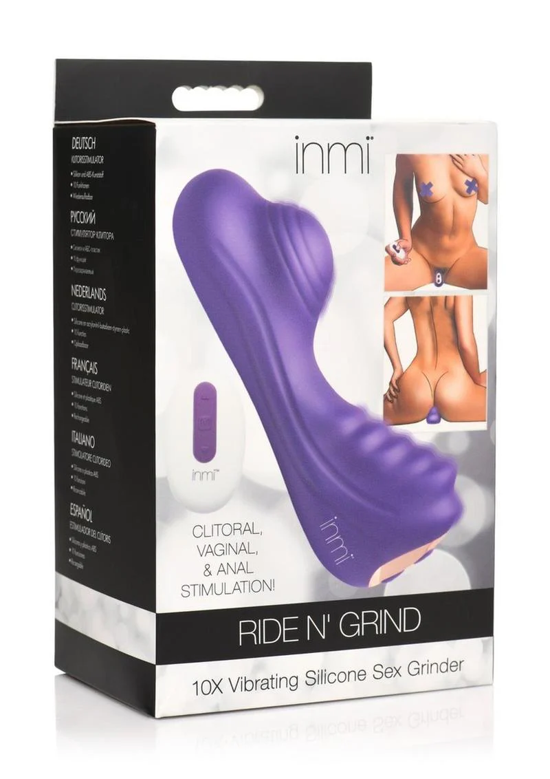 inmi Ride N' Grind 10X Vibrating  Clitoral Silicone Sex Grinder - Image 4