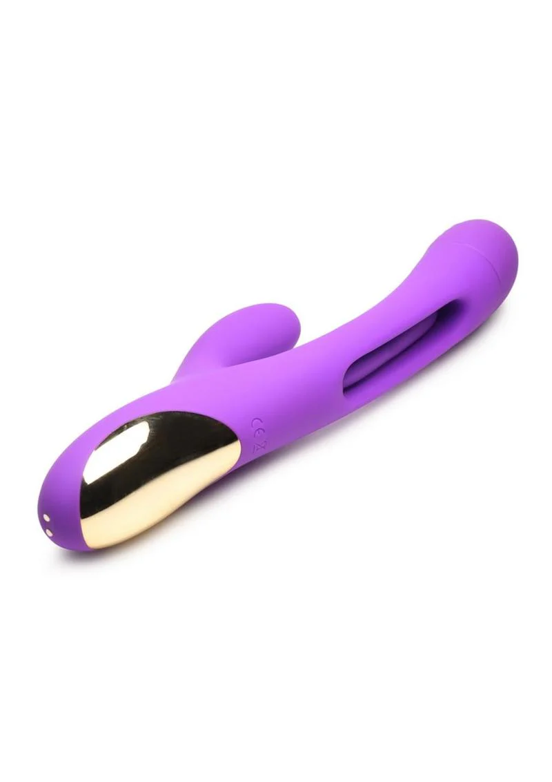 Inmi Tri Flick Flicking Rechargeable Silicone Rabbit Vibrator - Image 2