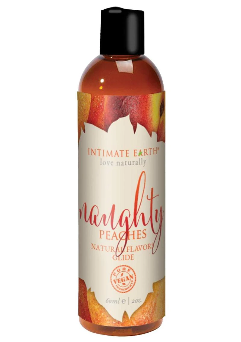 Intimate Earth Naughty Peaches Natural Flavors Glide