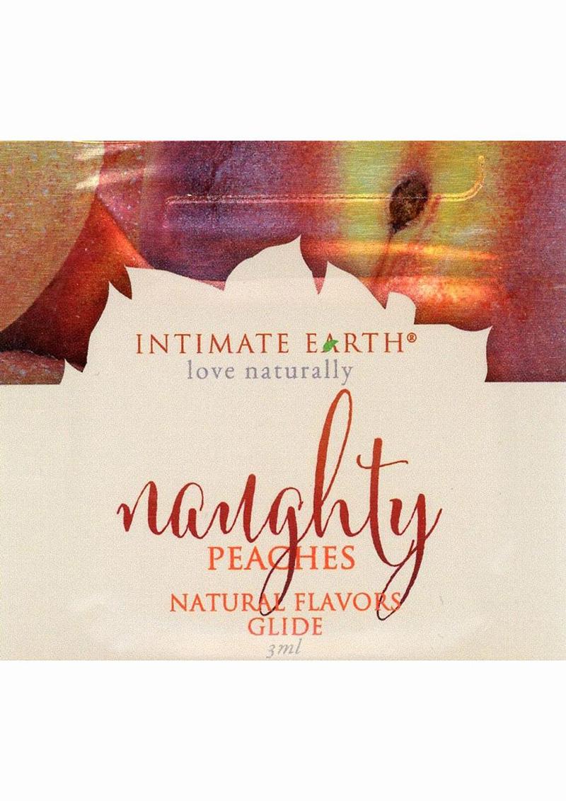 Intimate Earth Naughty Peaches Natural Flavors Glide - Image 3