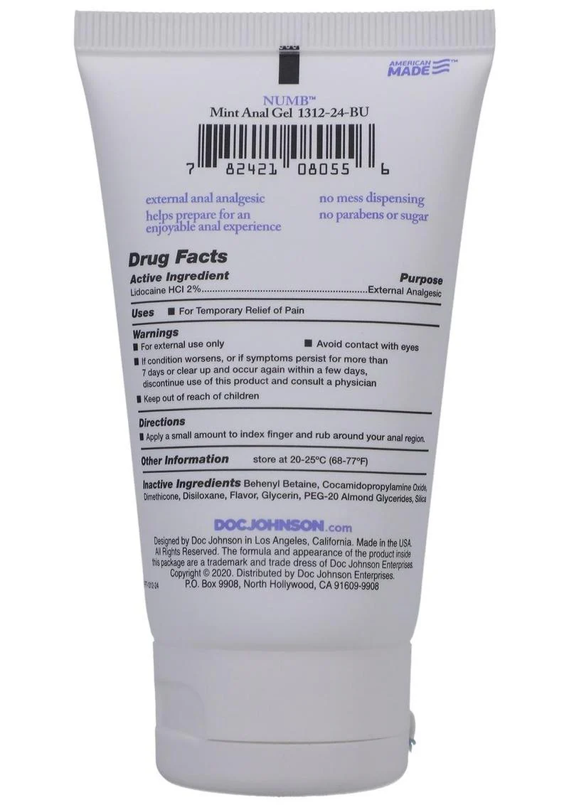 Intimate Enhancements Numb Mint Anal Gel - Image 3