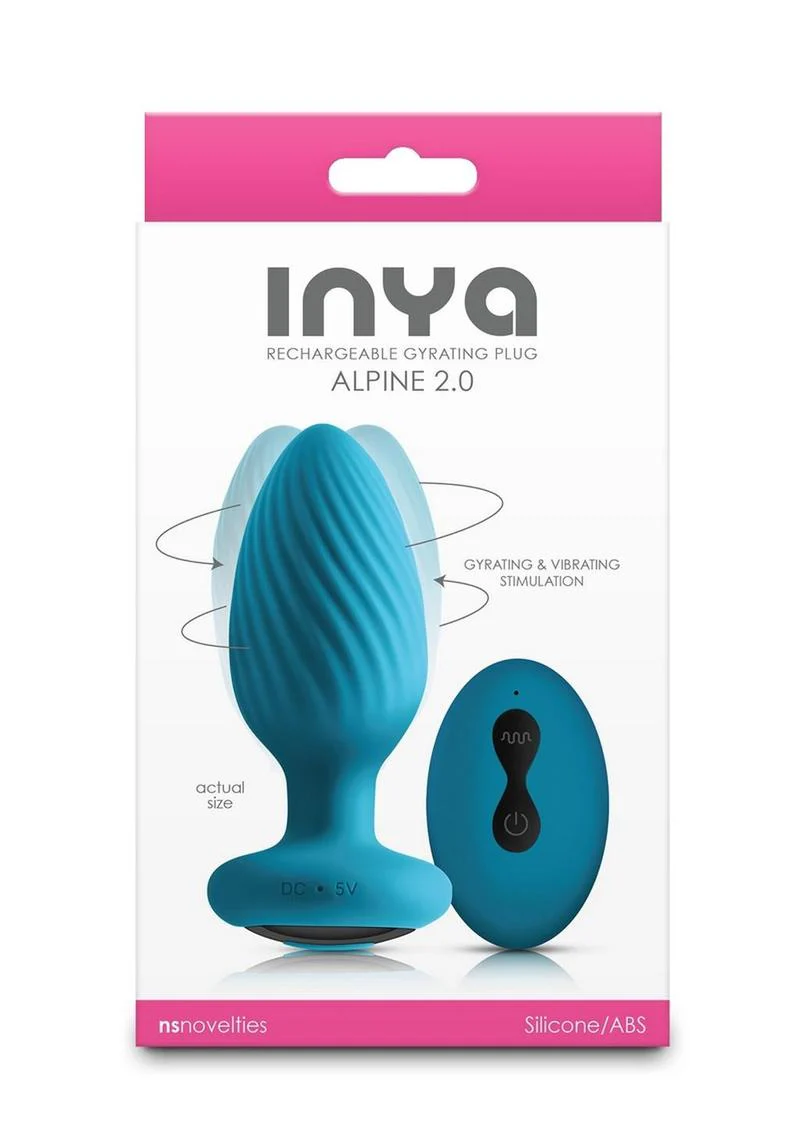 Inya Alpine Rechargeable Anal Plug With Remote Control - Image 4