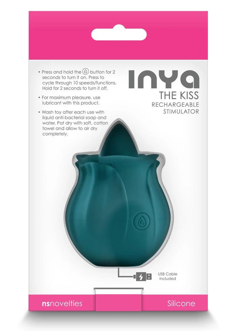Inya The Kiss Rechargeable Silicone Clitoral Stimulator for Solo Play - Image 4