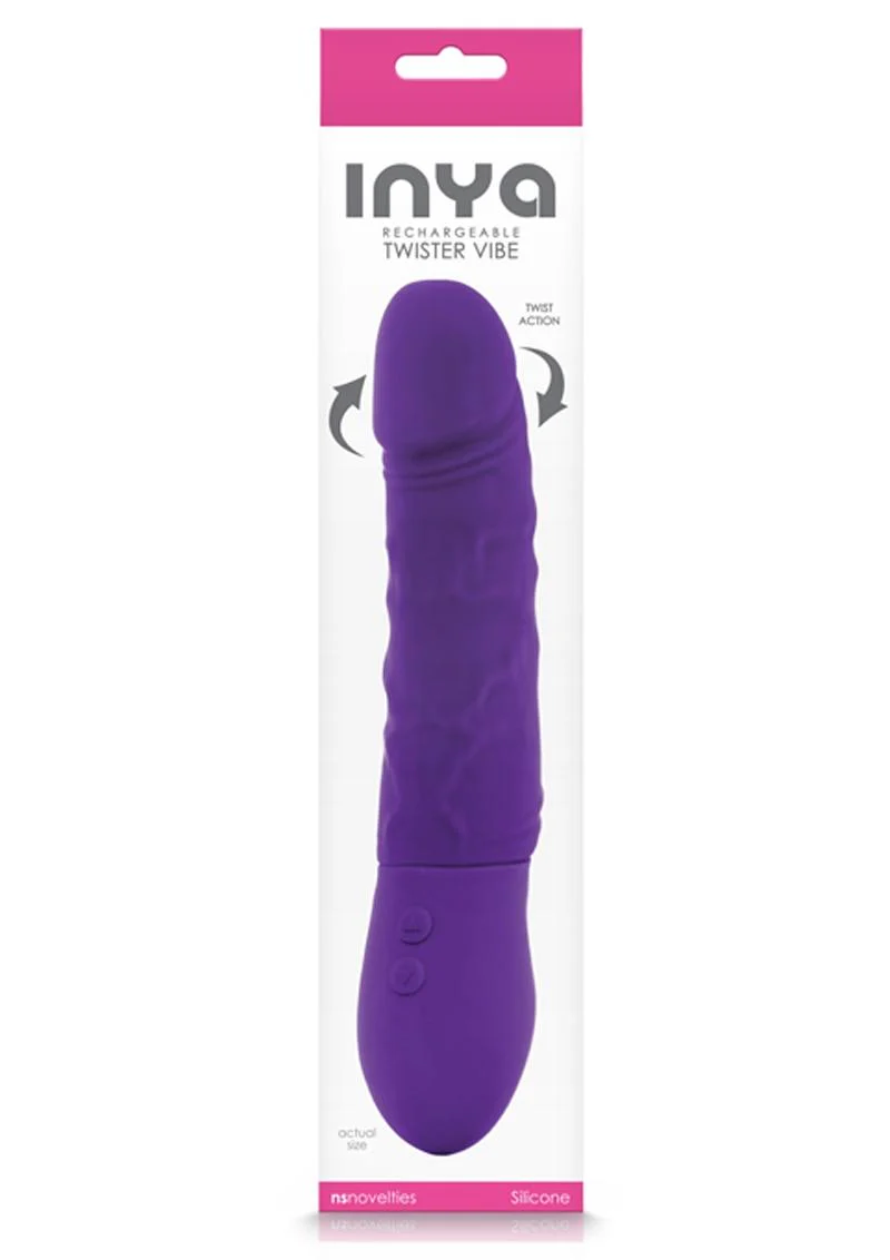 Inya Twister Silicone Rechargeable Vibrator Twist Action Vibe - Image 4