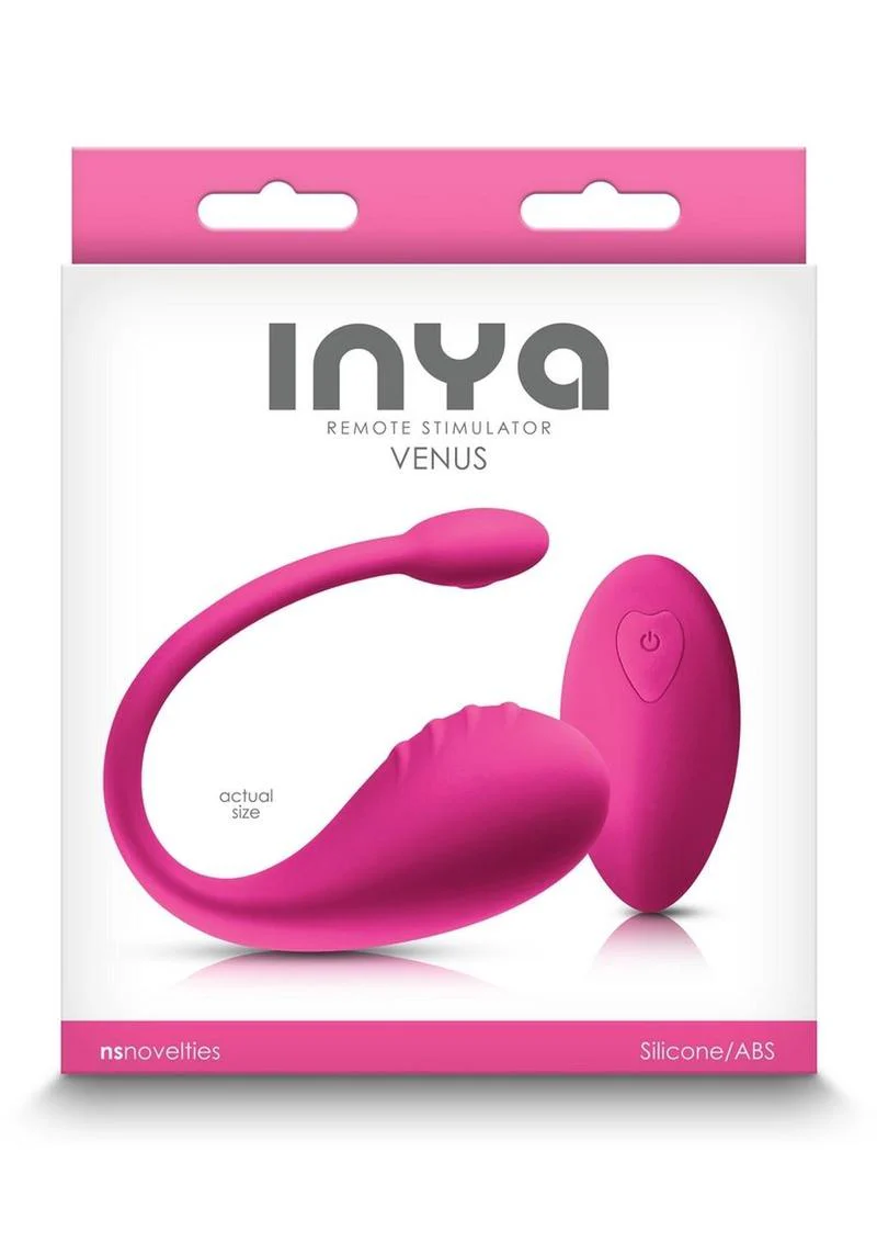Inya Venus Rechargeable Silicone with Remote Control Vibrators - Image 5
