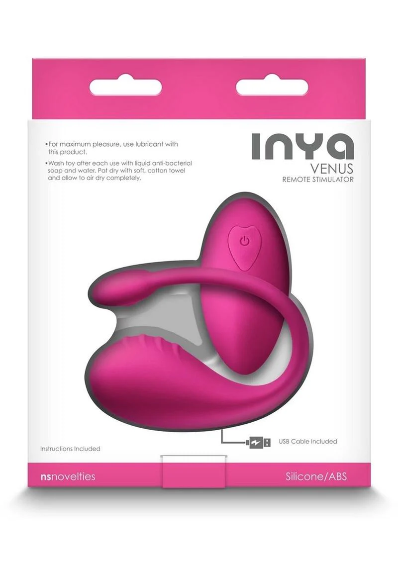 Inya Venus Rechargeable Silicone with Remote Control Vibrators - Image 6