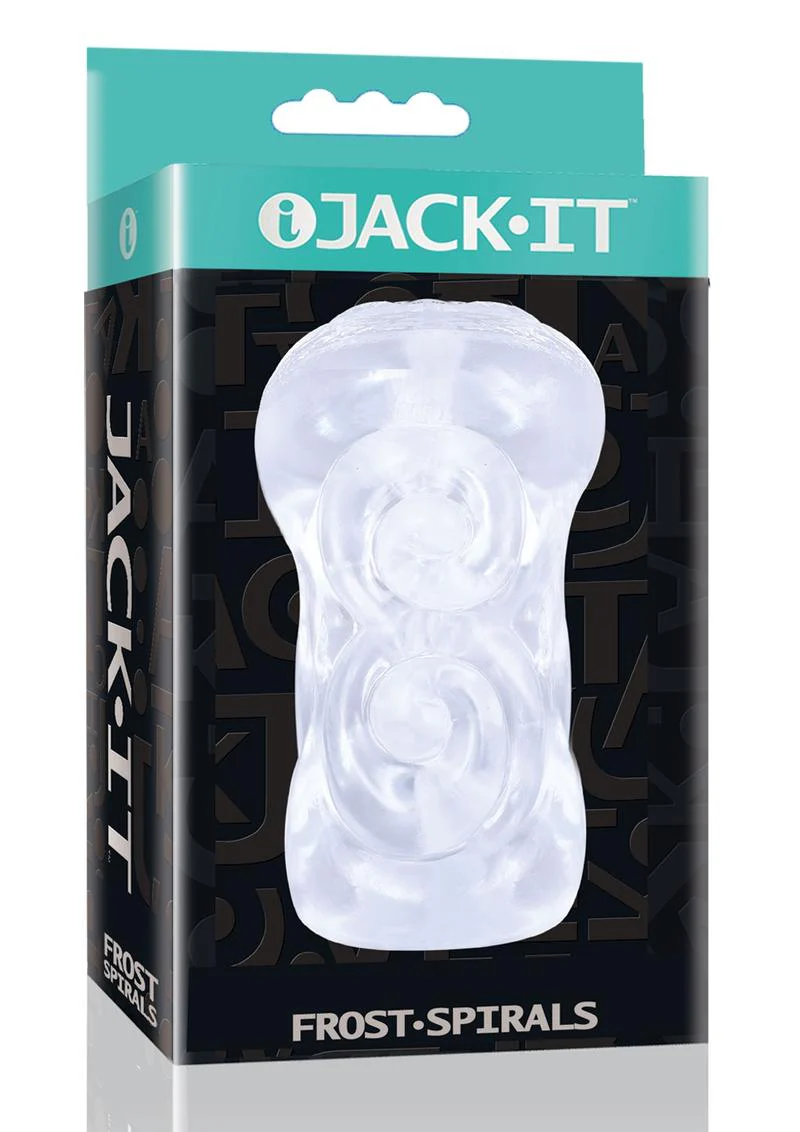 Jack-It Frost Spirals Male Masturbator with Spiral Texture - Image 2