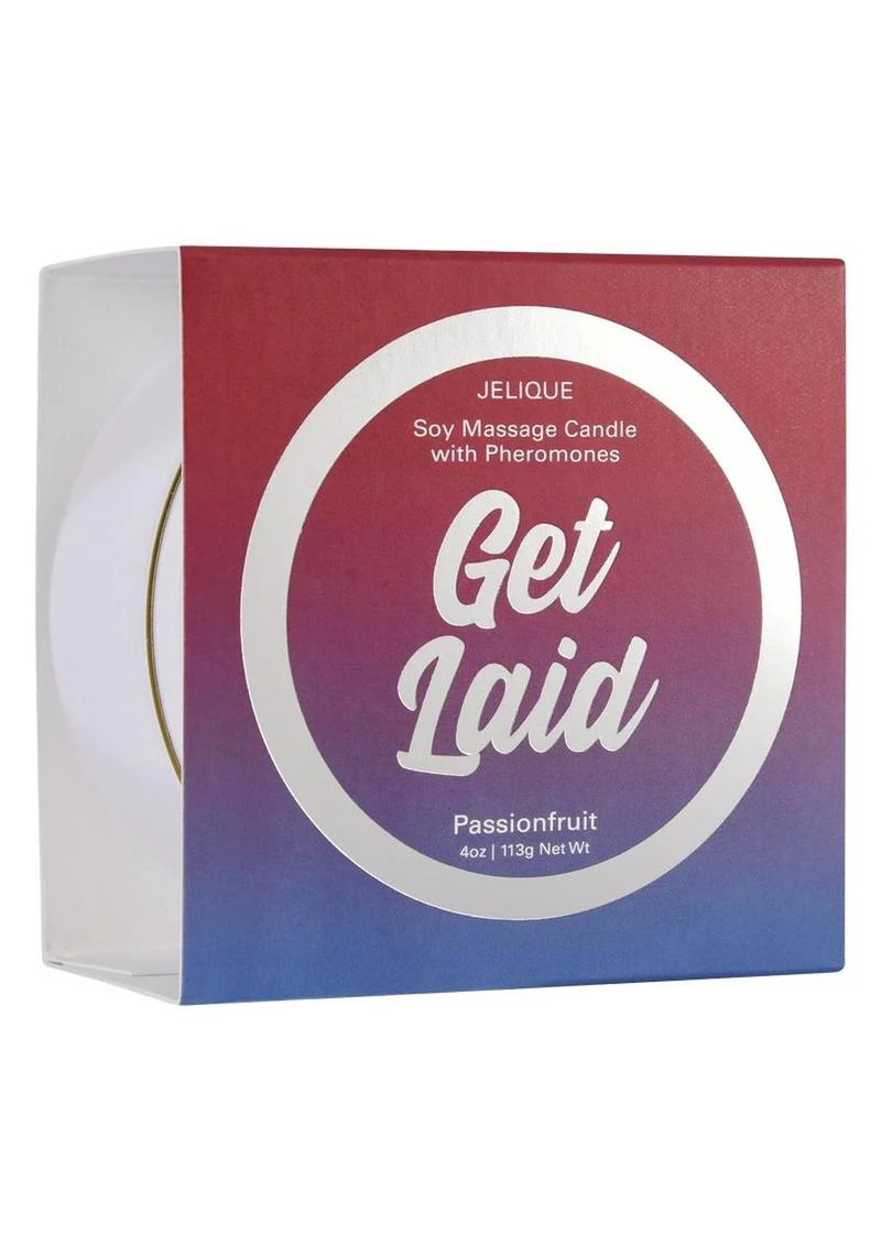 Jelique Get Laid Soy Massage Candle with Pheromones - Image 4