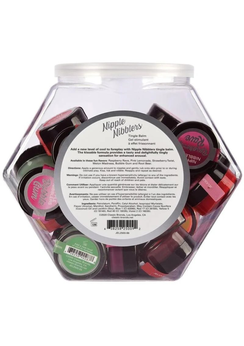 Jelique Nipple Nibblers Assorted Sour And Cool Tingle Balm Pack - Image 3