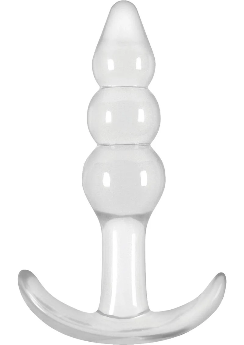Jelly Rancher Ripple T Plug Clear Odorless TPE