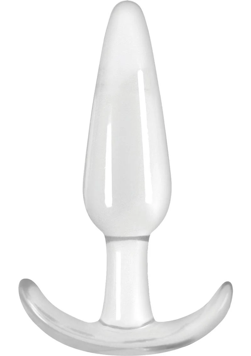 Jelly Rancher Smooth T-Plug Clear Butt Plug for Ultimate Comfort