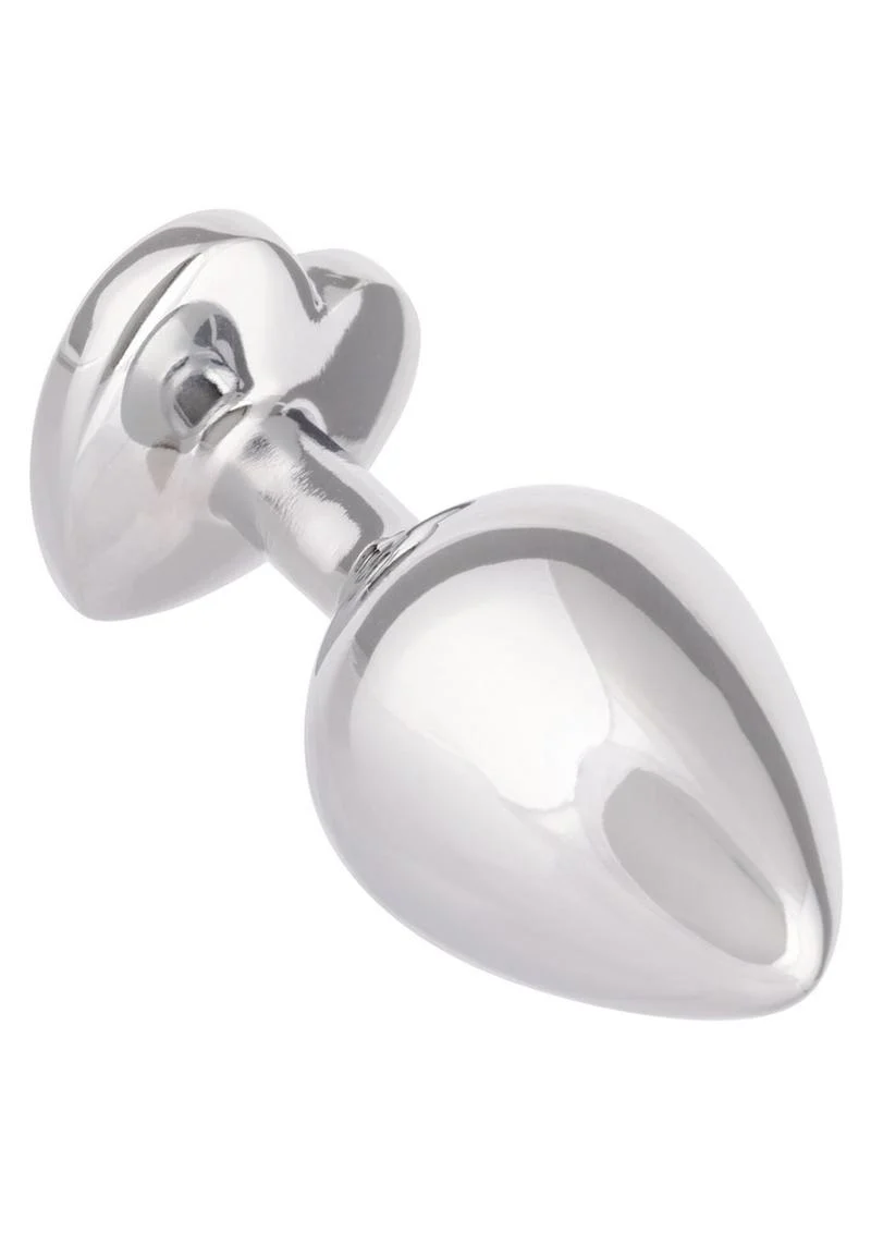 Jewel Ruby Heart Aluminum Anal Plug - Image 5