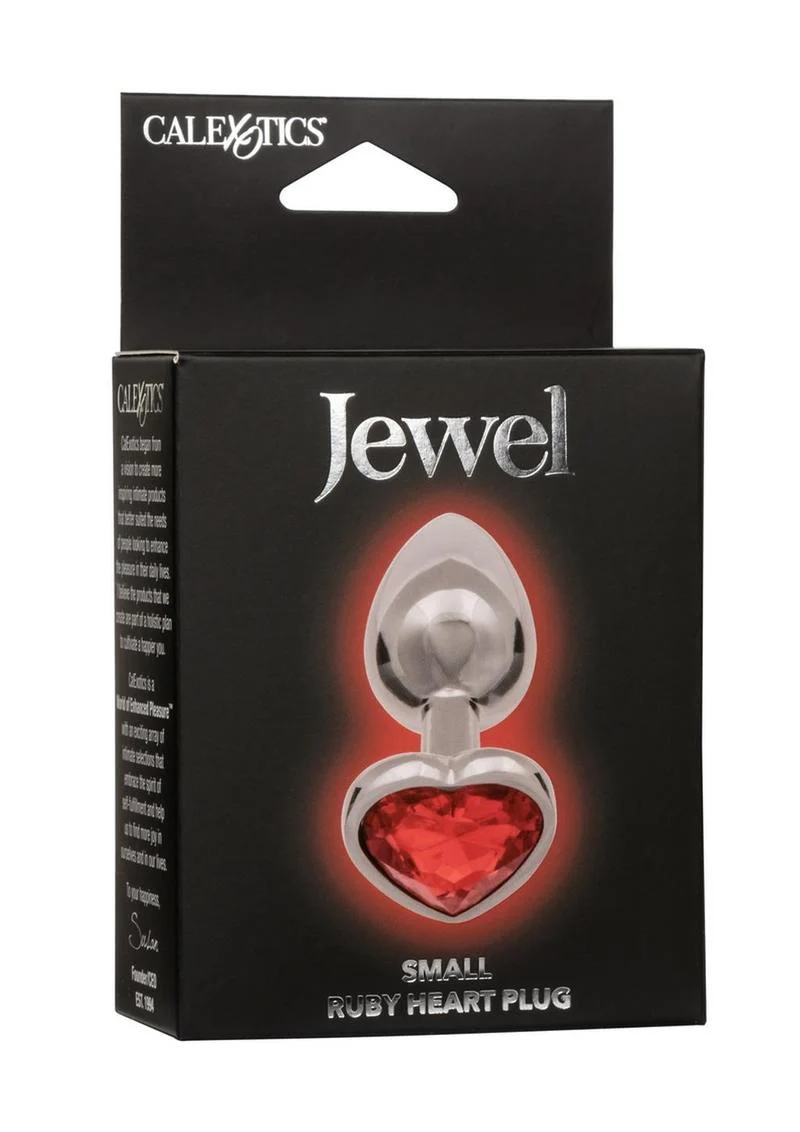 Jewel Ruby Heart Aluminum Anal Plug - Image 7