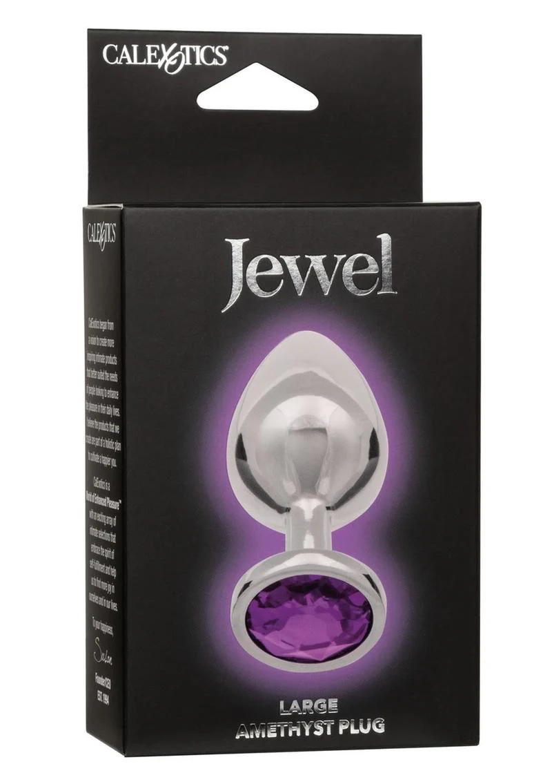 Jewel Small Amethyst Aluminum Anal Plug By CalExotics - Image 8