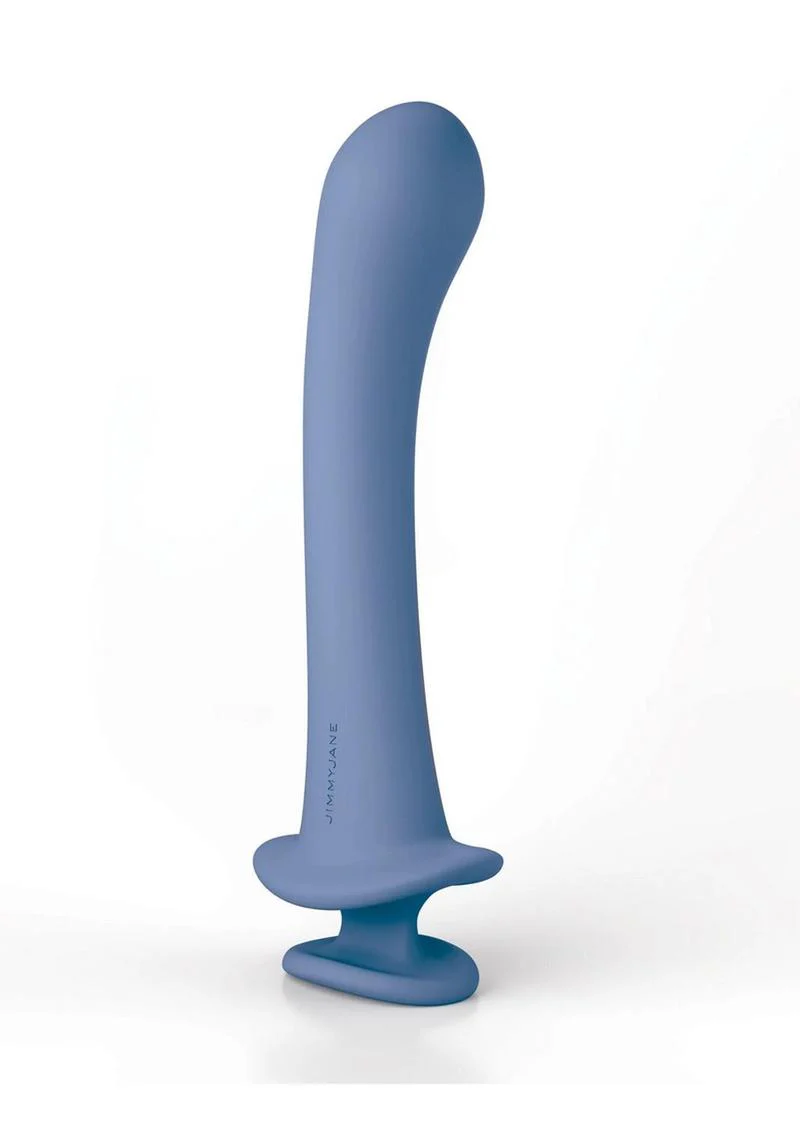 Jimmyjane Cyra Silicone Dildo Ergonomic Design with Comfort Grip - Image 2