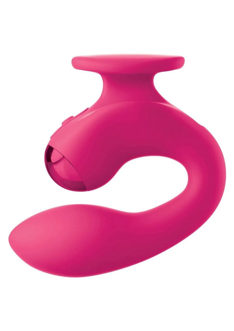 Jimmyjane Dual Gripp Rechargeable Pink Silicone Finger Massager
