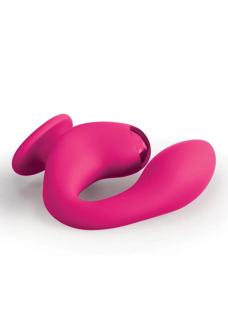 Jimmyjane Dual Gripp Rechargeable Pink Silicone Finger Massager - Image 2