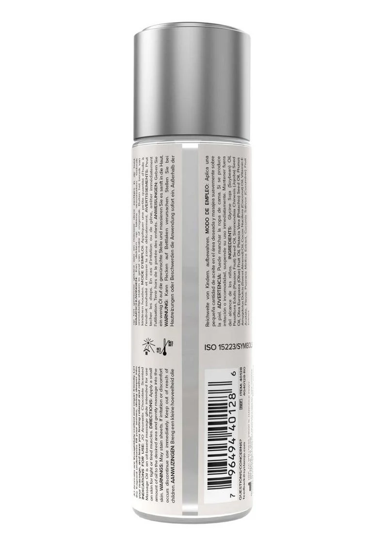 JO Aromatix Chocolate Scented Massage Oil 4oz Oil-Based - Image 2