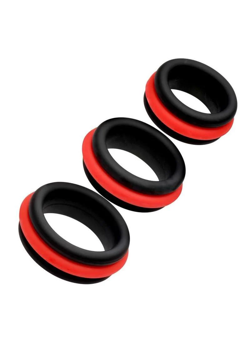Jock 2-in-1 Silicone Cock Ring Set