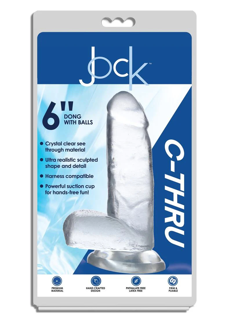 Jock C-Thru Realistic Dong with Balls - Image 21