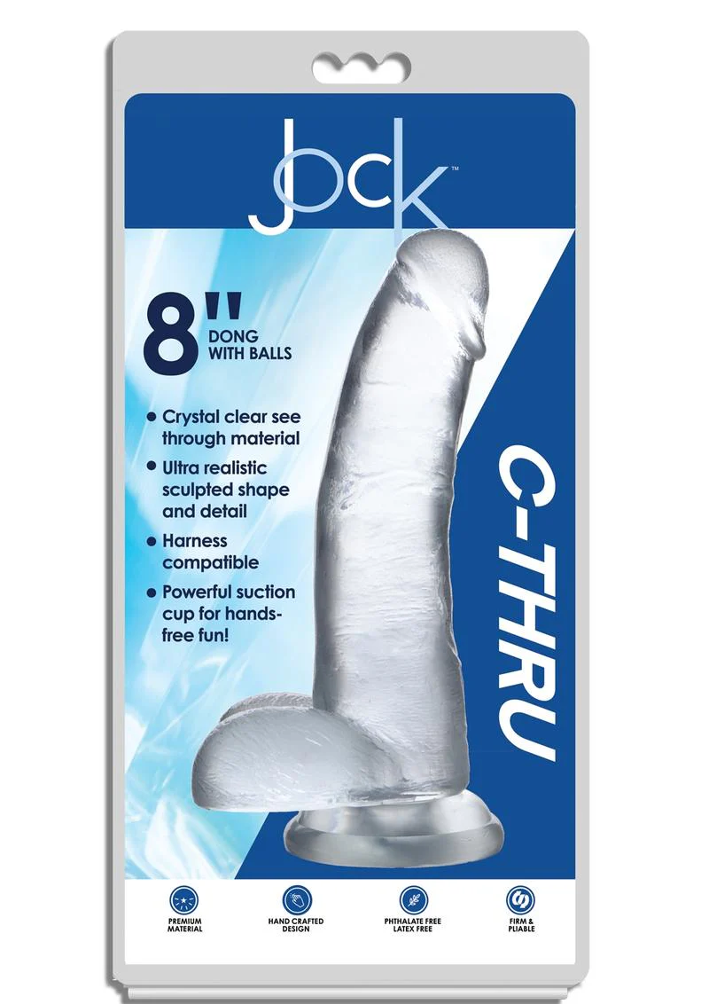 Jock C-Thru Realistic Dong with Balls - Image 24