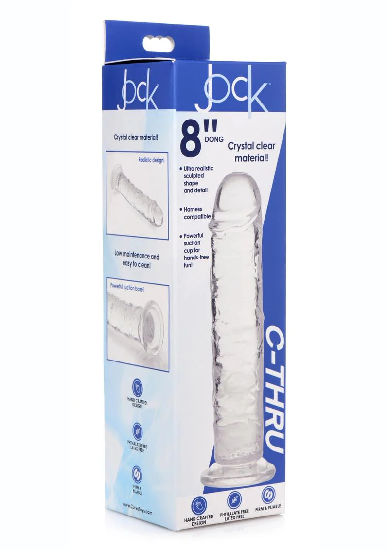 Jock C-Thru Slim Realistic Dong - Image 4