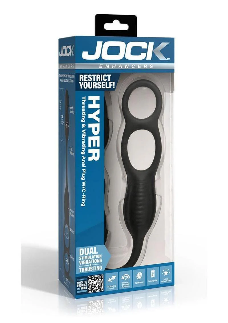 Jock Hyper Thrusting And Vibrating Anal Plug - Image 4