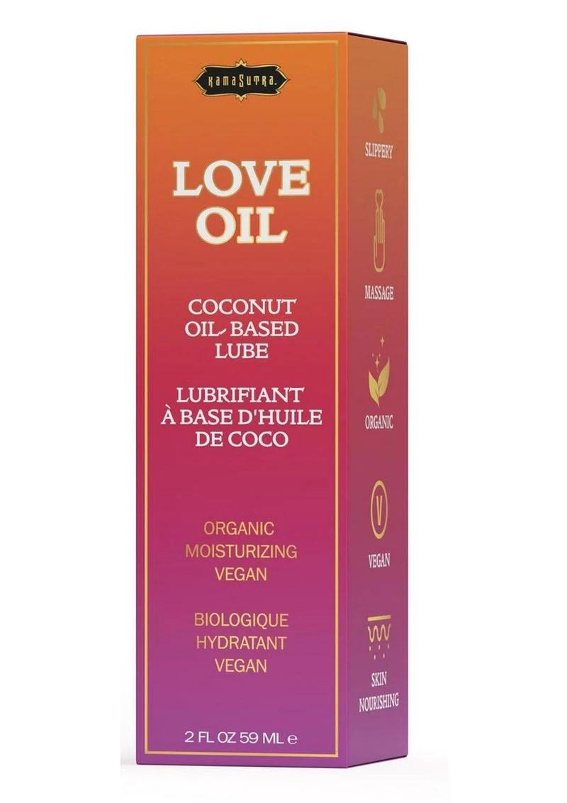 Kama Sutra Love Oil Coconut Oil Based Lubricant - Image 2