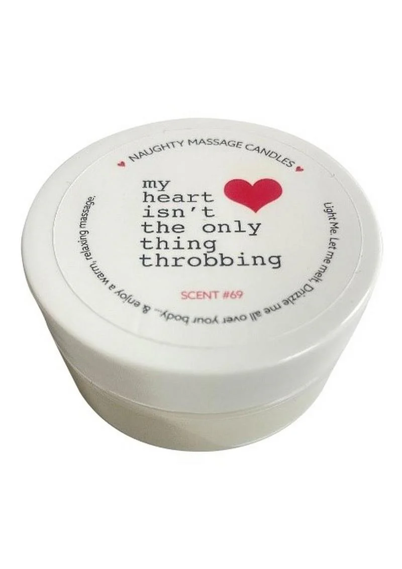 Kama Sutra Naughty Massage Candle My Heart Throbbing Scent
