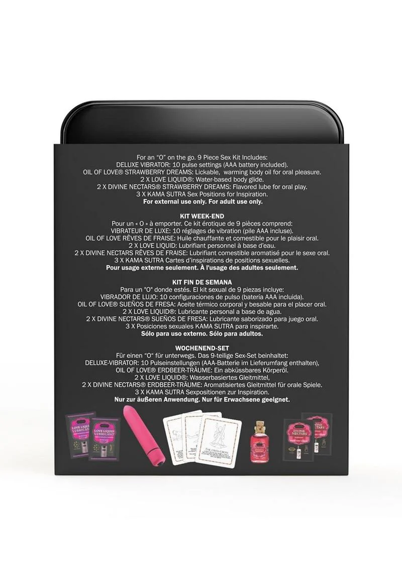 Kama Sutra Weekender Vibe Strawberry Dreams Travel Kit - Image 3