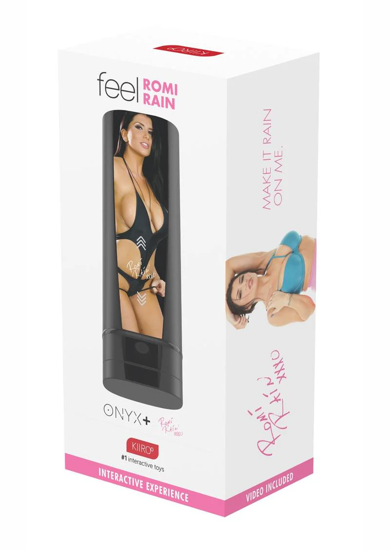 Kiiroo Feel Romi Rain Onyx Plus Interactive Masturbator with Video - Image 3